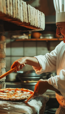 Person cooking in the kitchen